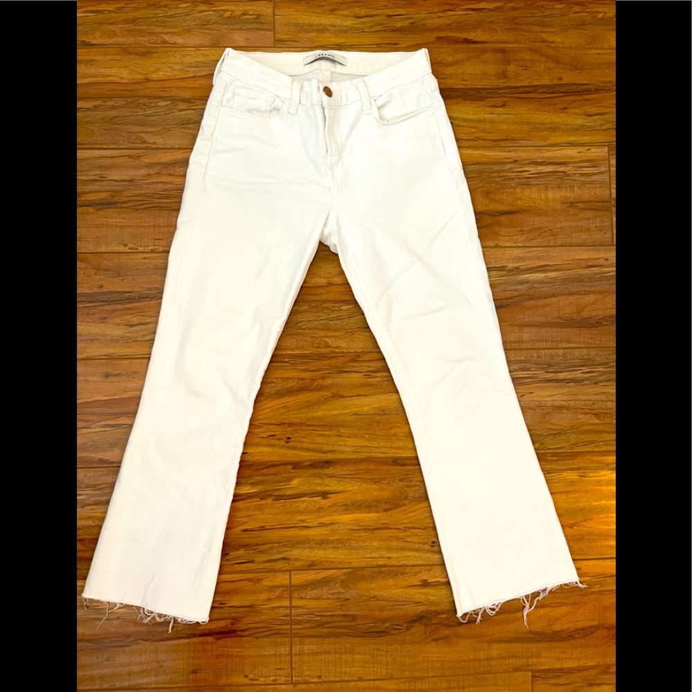 JBRAND white ankle length Jeans
